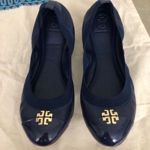 Tory Burch Jolie Ballet Percy Navy